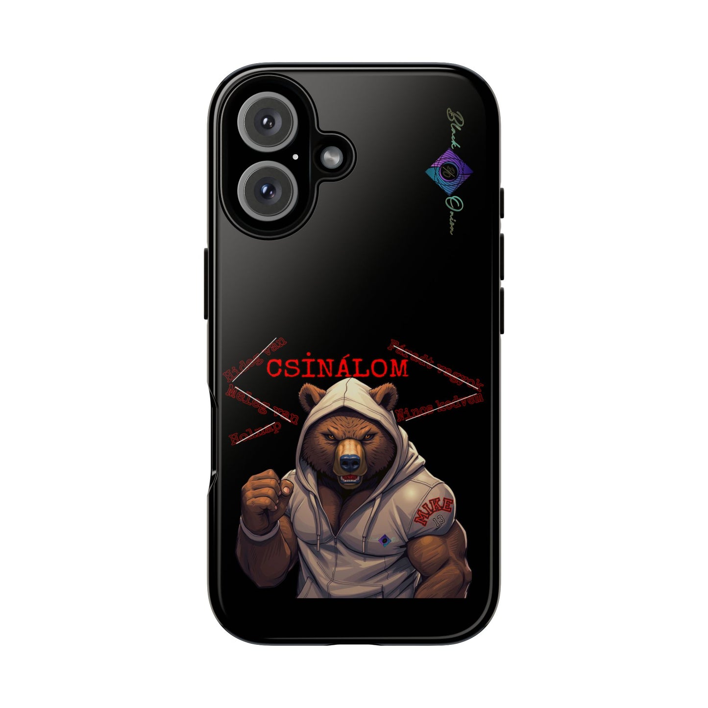 BlackOnion Brand New Phone Case - with Motivational Workout Motif ‘Csinálom ‘💪🔥🫵