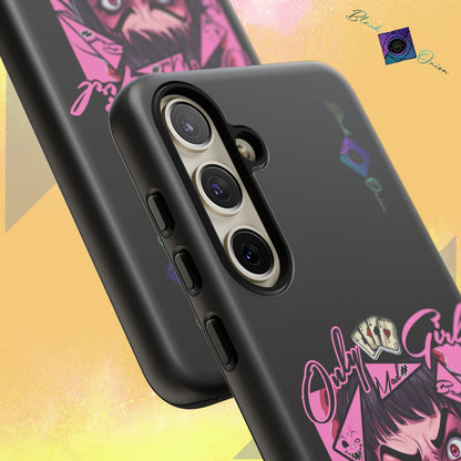 BlackOnion Brand New Phone Case - with Motivational Workout Motif’ Mad Girl💋🌸 ‘🔥🫵