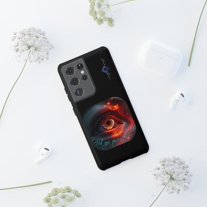 BlackOnion Brand New Phone Case - with Motivational Workout Motif ’Feel your power  ‘💪🔥🫵
