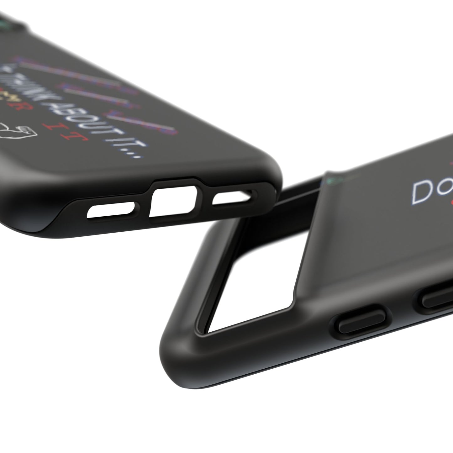 BlackOnion Brand New Phone Case - with Motivational Workout Motif’Don’t think ‘💪🔥🫵