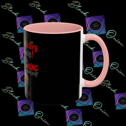 BlackOnion Coffee Mug 2 with Workout Motif ‘Victory V2’🫵🔥💪