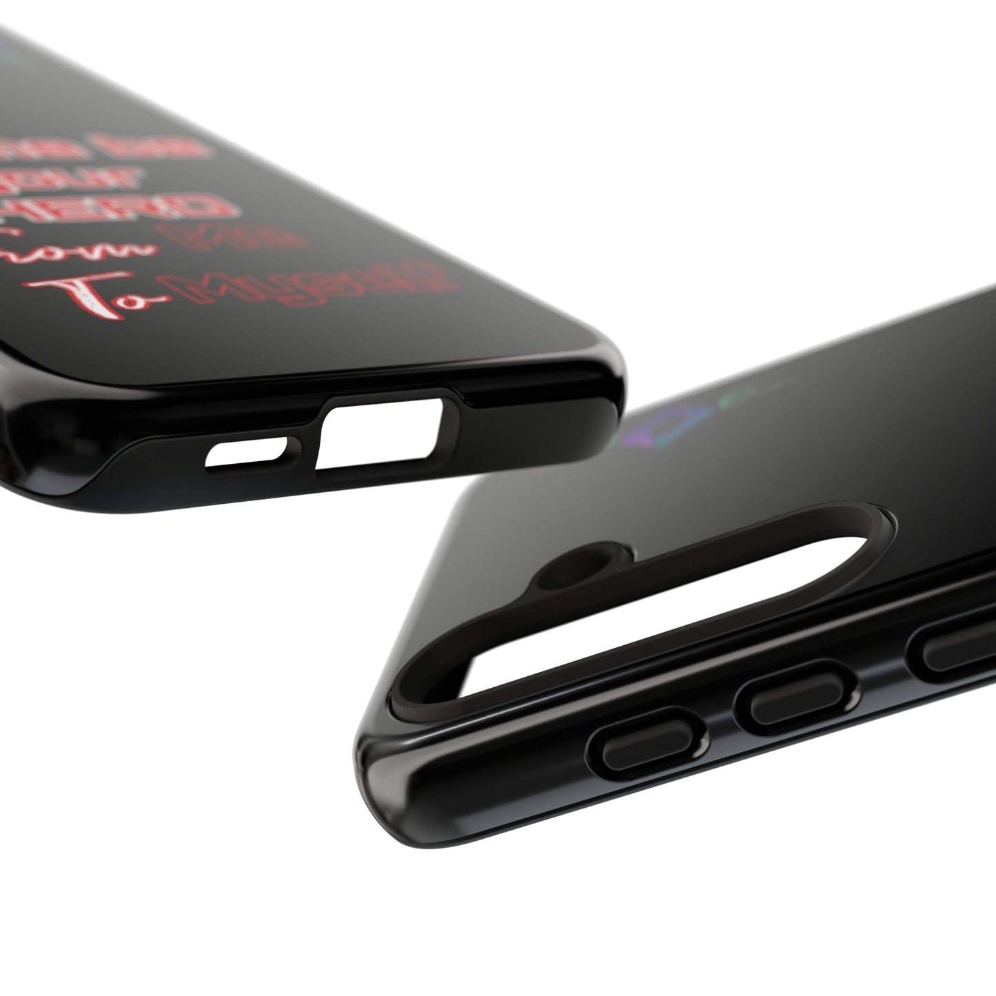 BlackOnion Brand New Phone Case - with Motivational Workout Motif’Let me be your Hero ‘💪🔥🫵