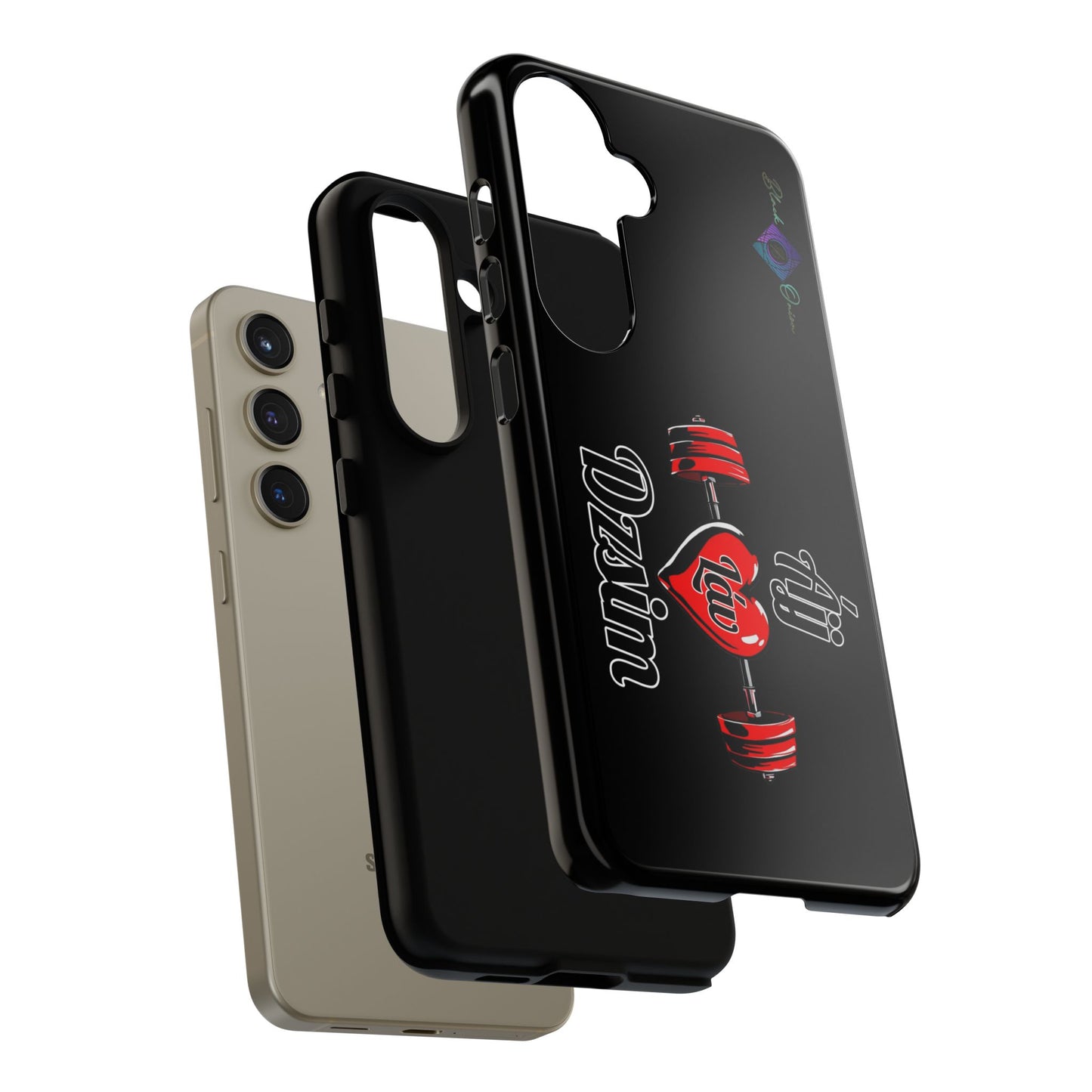 BlackOnion Brand New Phone Case - with Motivational Workout Motif’Ájj Láv Dzsim ‘💪🔥🫵