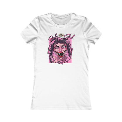 BlackOnion Women's T-Shirt with Only Girl Workout Motif “Mad Girl”🔥💋🌸