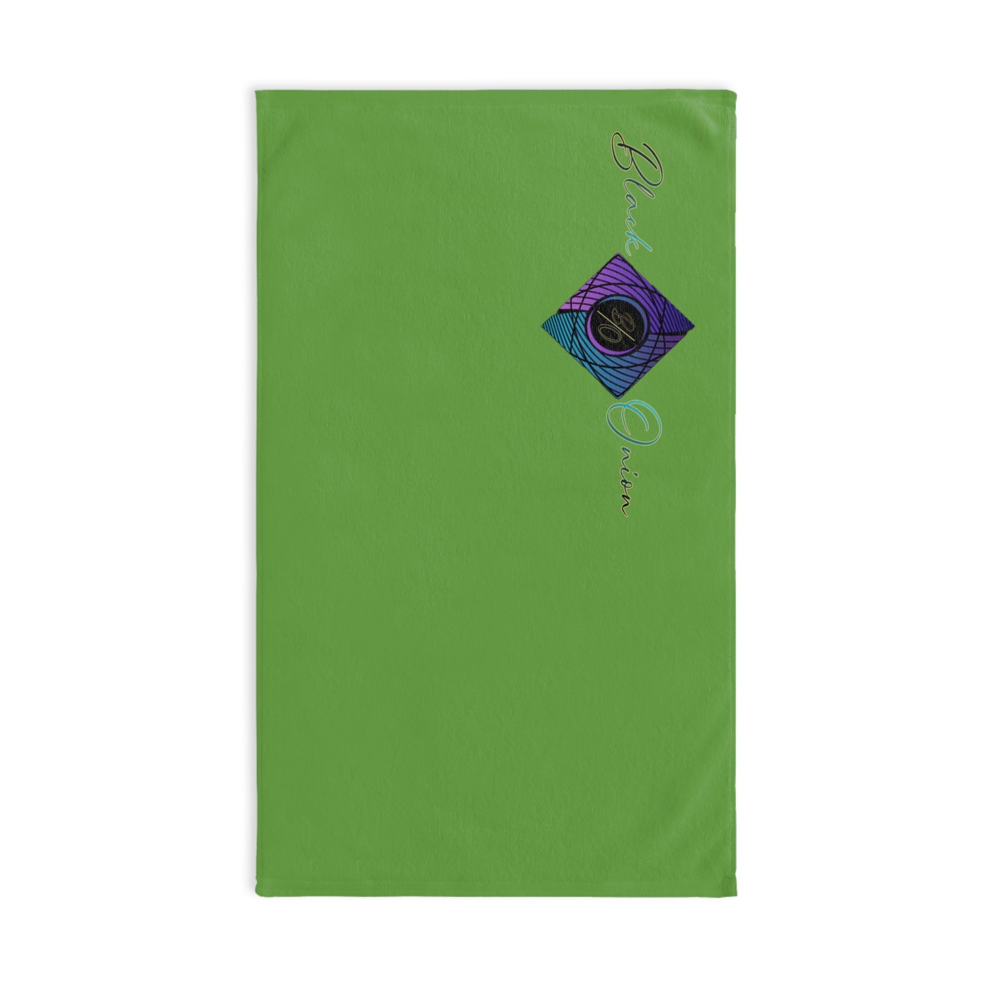 BlackOnion Chic Hand Towel with Stylish BlackOnion Design and Green colour 🔥💪