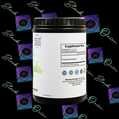 BlackOnion Creatine Monohydrate Supplement (300g, 10.58oz) 🔥💪