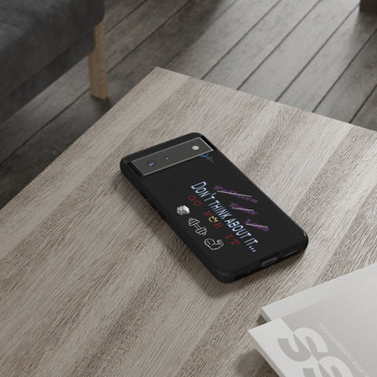 BlackOnion Brand New Phone Case - with Motivational Workout Motif’Don’t think ‘💪🔥🫵