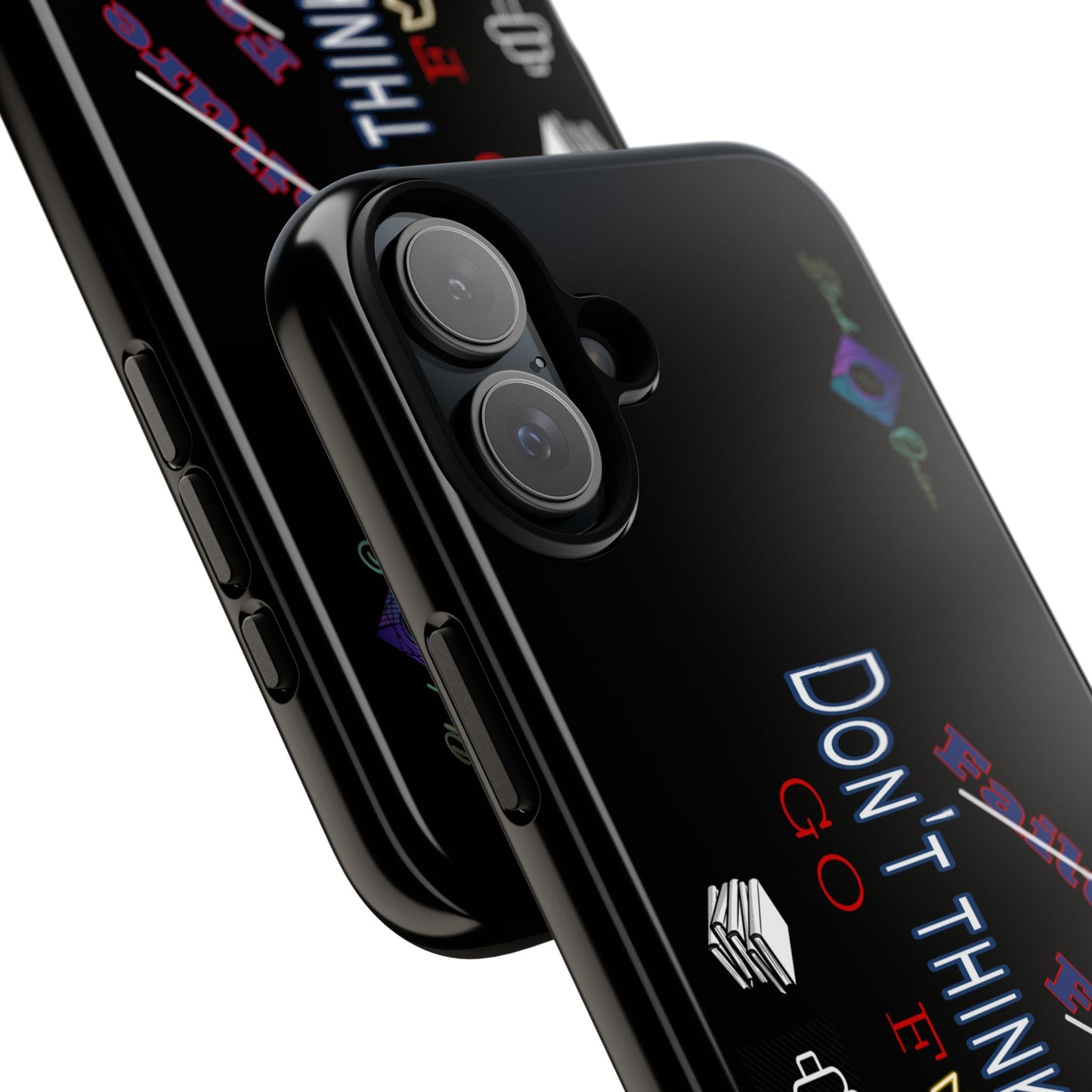 BlackOnion Brand New Phone Case - with Motivational Workout Motif’Don’t think ‘💪🔥🫵