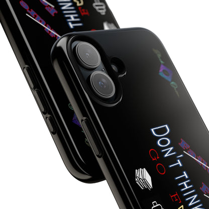 BlackOnion Brand New Phone Case - with Motivational Workout Motif’Don’t think ‘💪🔥🫵