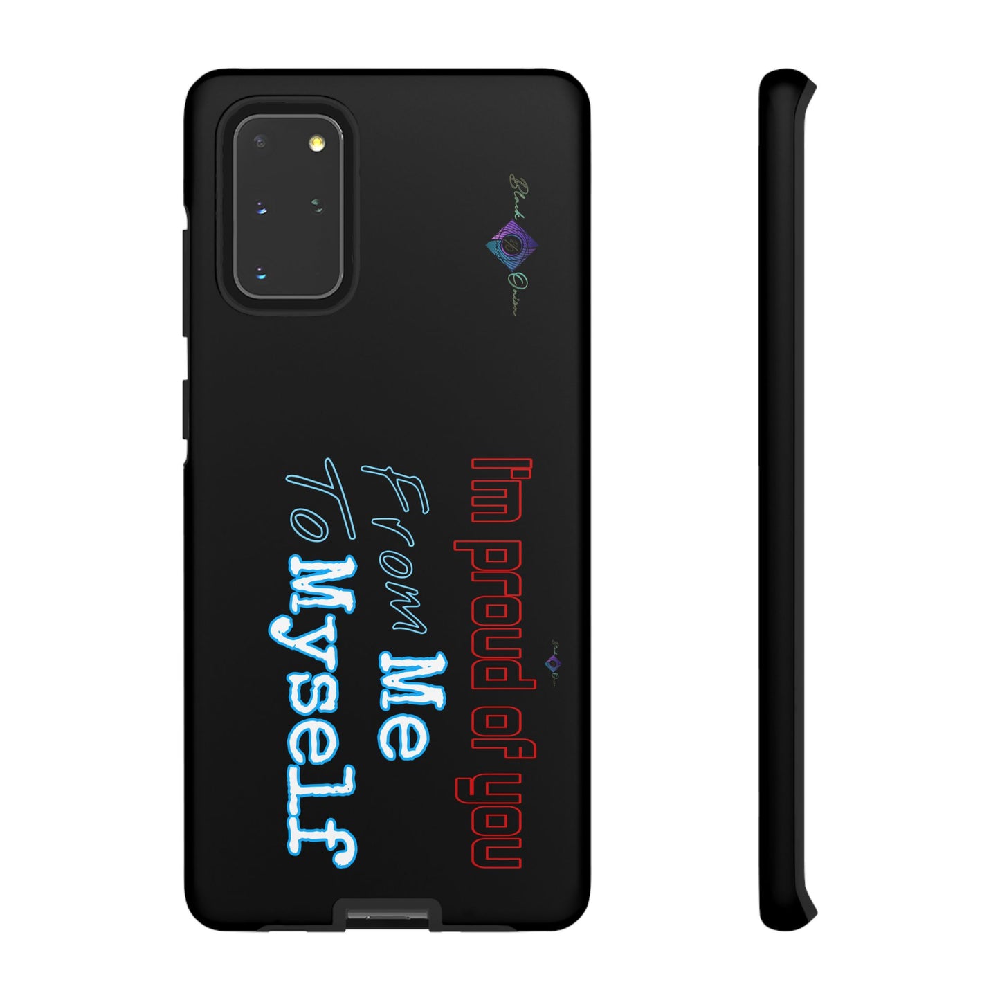 BlackOnion Brand New Phone Case - with Motivational Workout Motif’I’m proud of you ‘💪🔥🫵