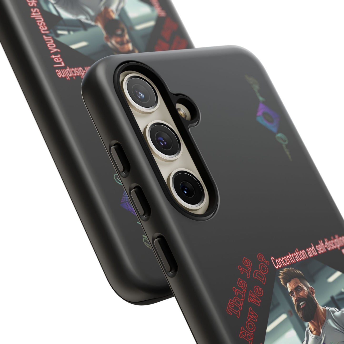 BlackOnion Brand New Phone Case - with Motivational Workout Motif’Unstoppable ‘💪🔥🫵