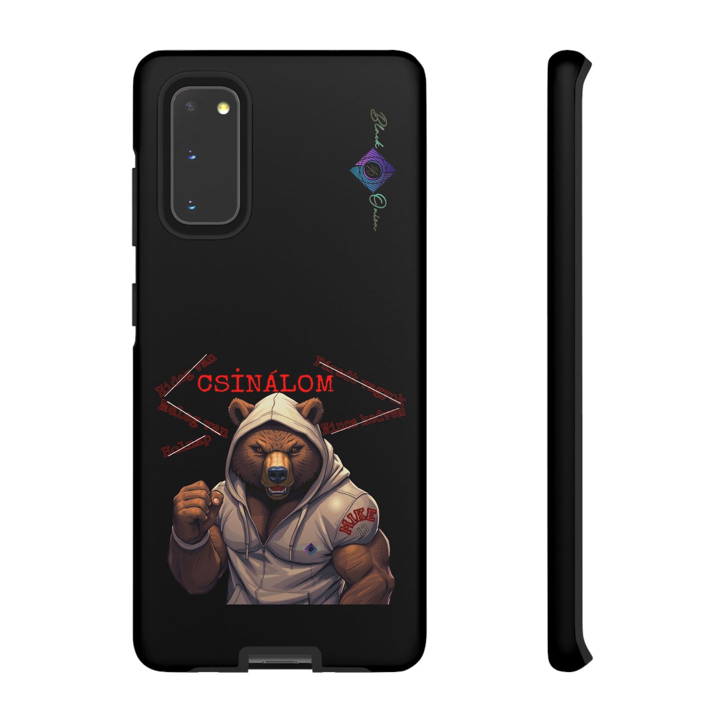 BlackOnion Brand New Phone Case - with Motivational Workout Motif ‘Csinálom ‘💪🔥🫵