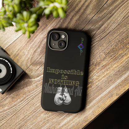 BlackOnion Brand New Phone Case - with Motivational Workout Motif ’Impossible ‘💪🔥🫵