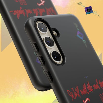 BlackOnion Brand New Phone Case - with Motivational Workout Motif’We’ll walk ‘💪🔥🫵