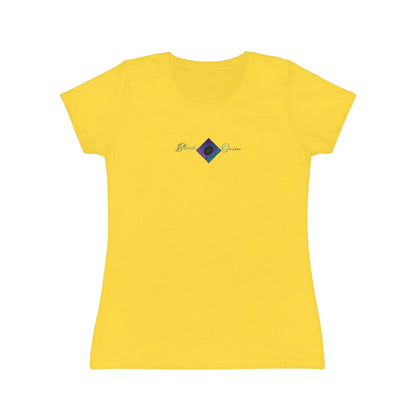 BlackOnion Women's Iconic T-Shirt - with Workout Motif 💯🌸💋