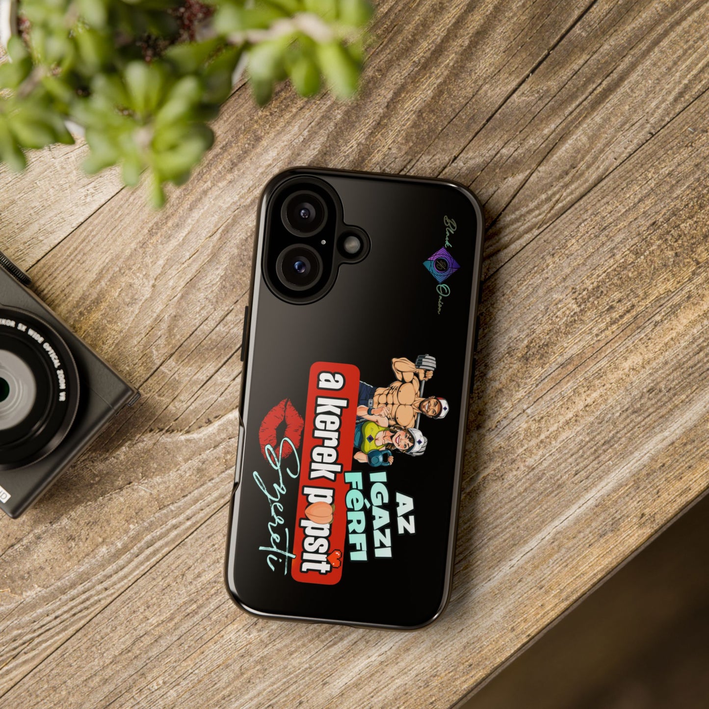 BlackOnion Brand New Phone Case - with Motivational Workout Motif ‘Az igazi férfi ‘💪🔥🫵