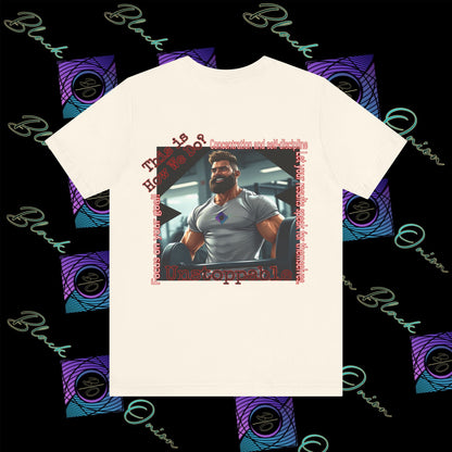 BlackOnion T-shirt with Workout Motif “Unstoppable “💪🔥🫵