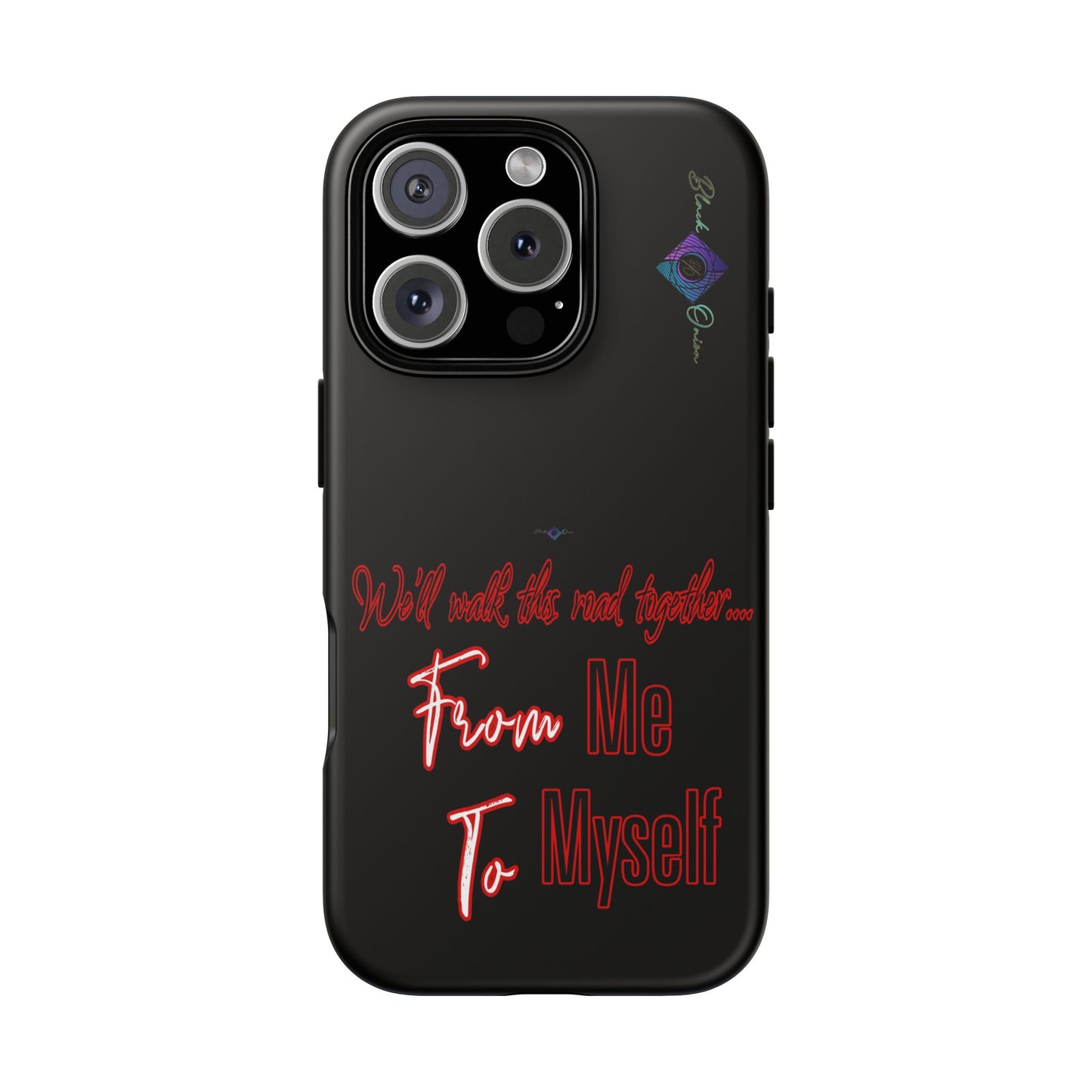 BlackOnion Brand New Phone Case - with Motivational Workout Motif’We’ll walk ‘💪🔥🫵