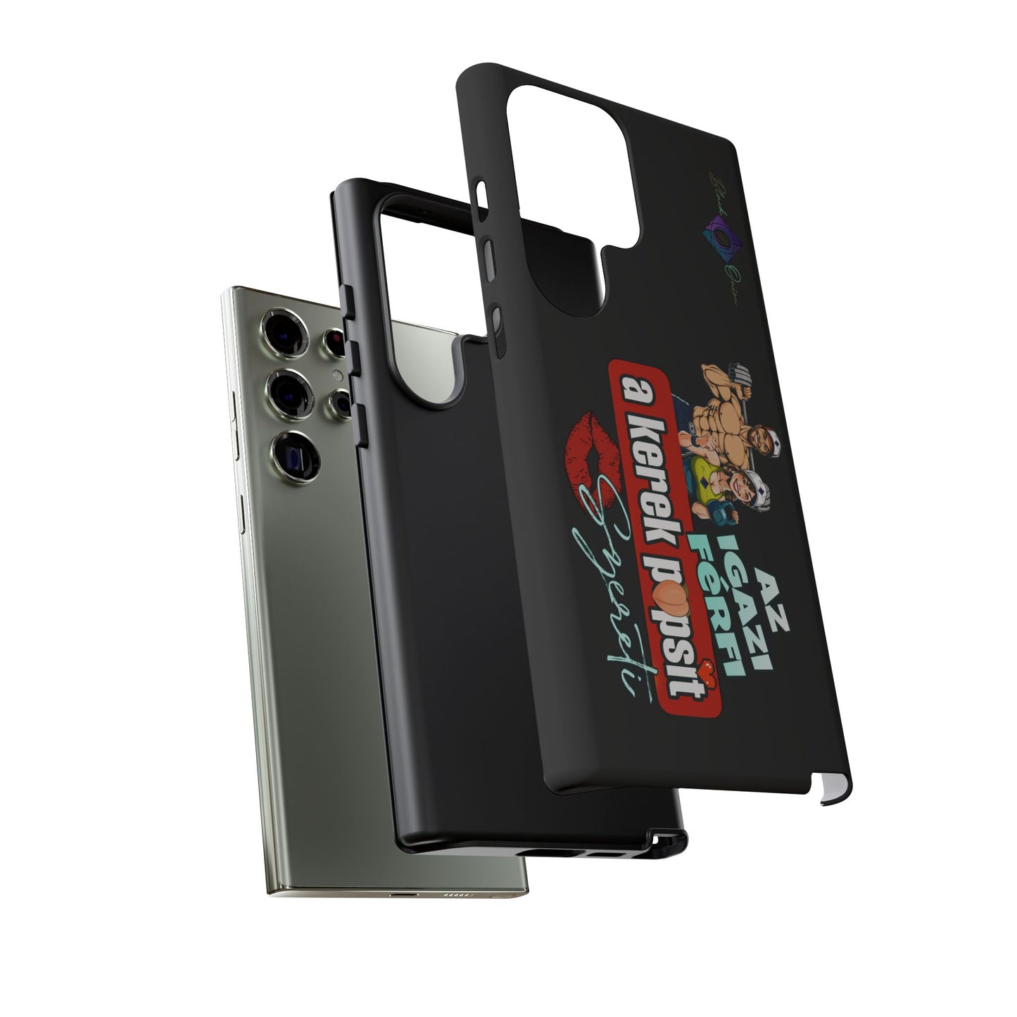 BlackOnion Brand New Phone Case - with Motivational Workout Motif ‘Az igazi férfi ‘💪🔥🫵