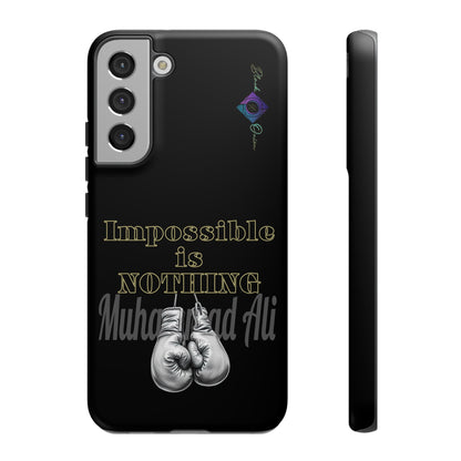 BlackOnion Brand New Phone Case - with Motivational Workout Motif ’Impossible ‘💪🔥🫵