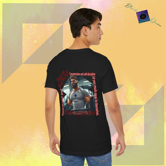 BlackOnion T-Shirt with Workout Motif “Unstoppable “💪🔥🫵