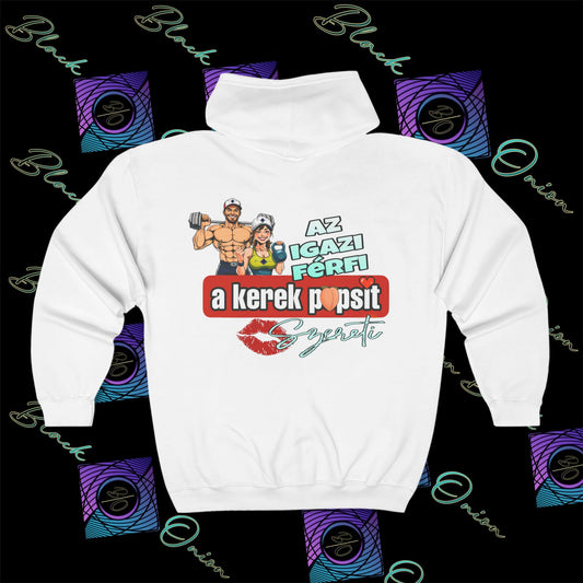 BlackOnion Heavy Blend Zip Hoodie for Ladies -‘ Kerek popsi ‘💋💯🌸