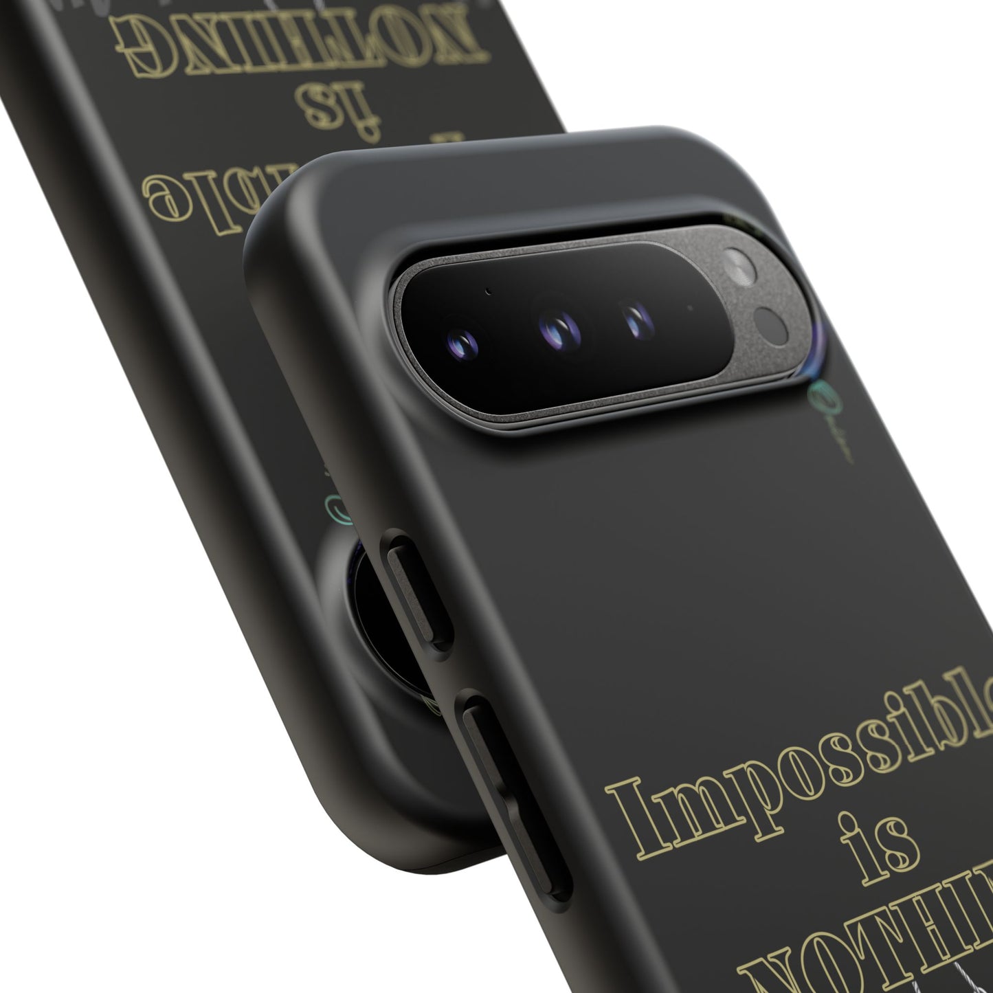 BlackOnion Brand New Phone Case - with Motivational Workout Motif ’Impossible ‘💪🔥🫵