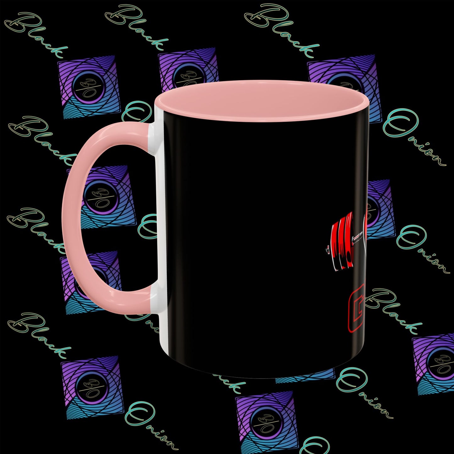 BlackOnion Coffee Mug Serial 2 with Workout Motif ‘I Love Gym ’🫵🔥💪