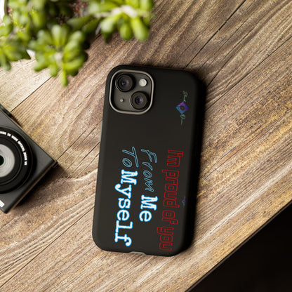 BlackOnion Brand New Phone Case - with Motivational Workout Motif’I’m proud of you ‘💪🔥🫵