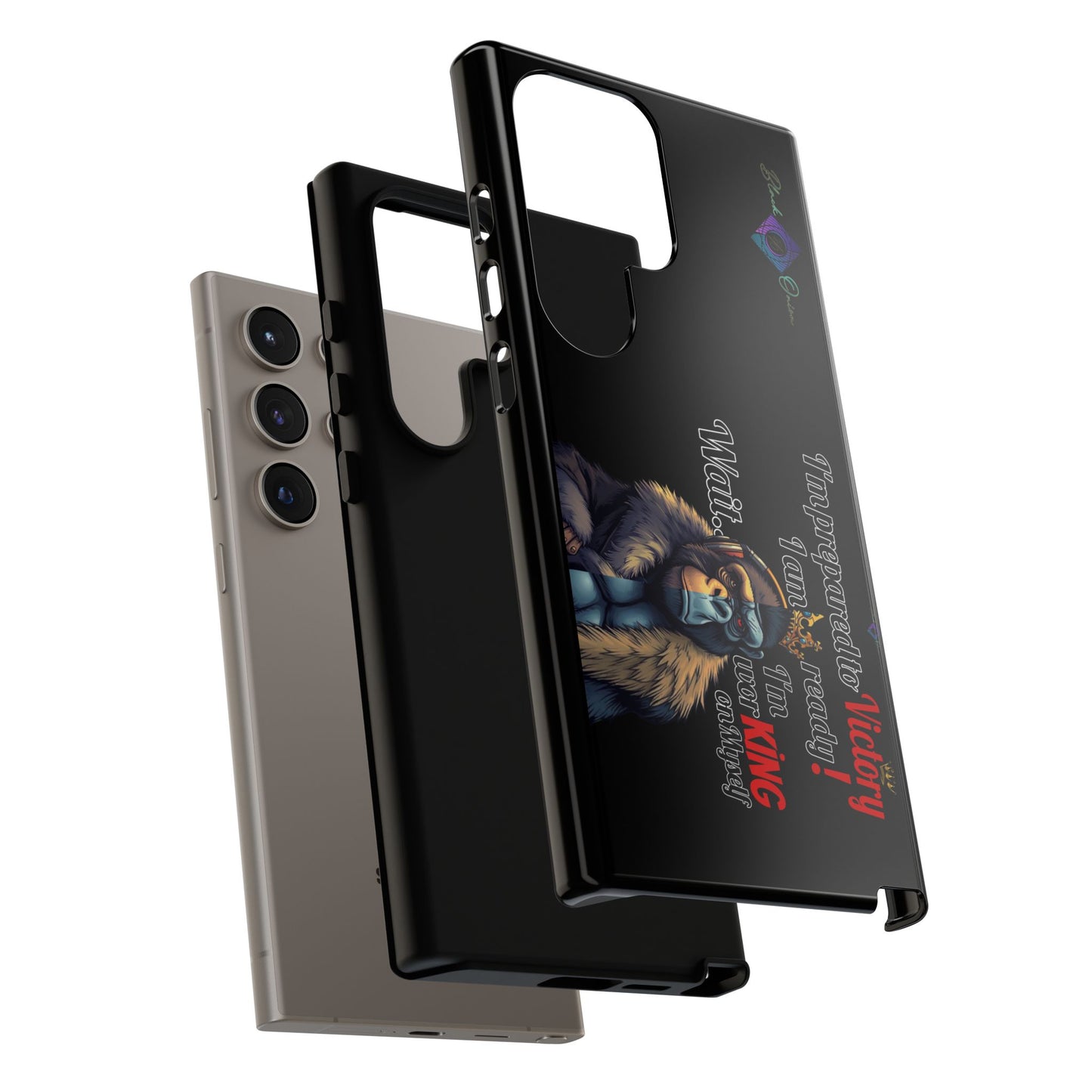 BlackOnion Brand New Phone Case - with Motivational Workout Motif’Victory 👑‘💪🔥🫵