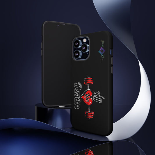 BlackOnion Brand New Phone Case - with Motivational Workout Motif’Ájj Láv Dzsim ‘💪🔥🫵