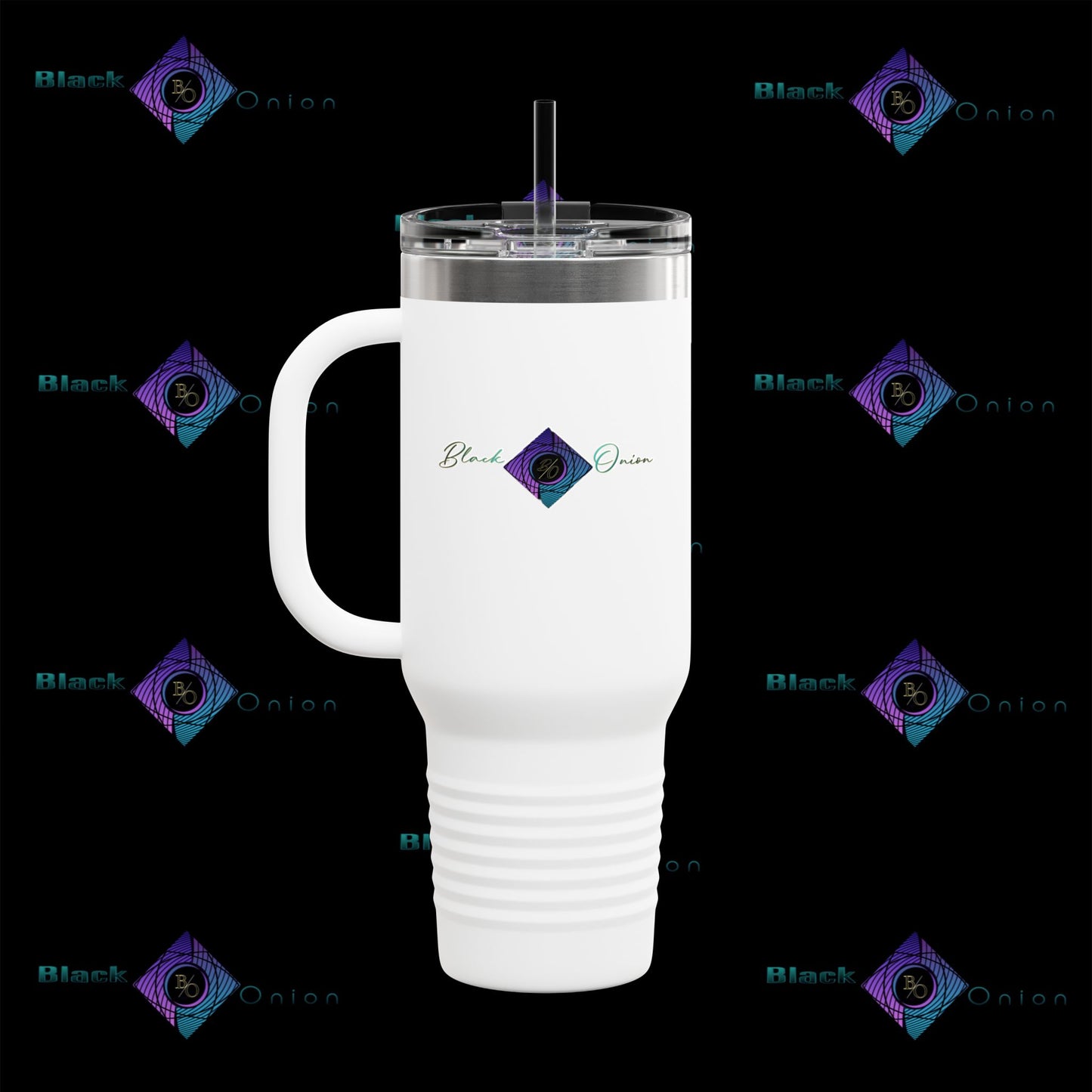 BlackOnion Travel Mug - 40oz with Straw