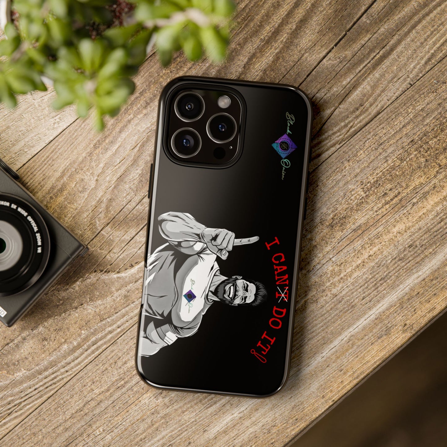 BlackOnion Brand New Phone Case - with Motivational Workout Motif’I Can Do It ‘💪🔥🫵
