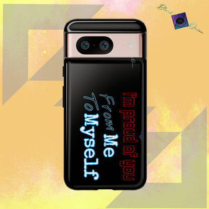 BlackOnion Brand New Phone Case - with Motivational Workout Motif’I’m proud of you ‘💪🔥🫵