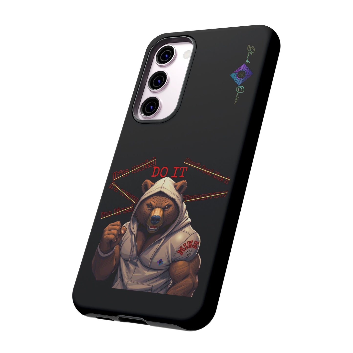 BlackOnion Brand New Phone Case - with Motivational Workout Motif’Do it ‘💪🔥🫵