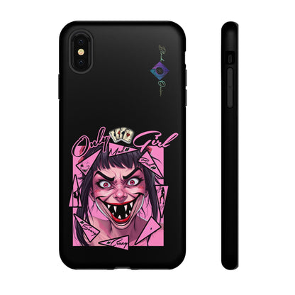 BlackOnion Brand New Phone Case - with Motivational Workout Motif’ Mad Girl💋🌸 ‘🔥🫵