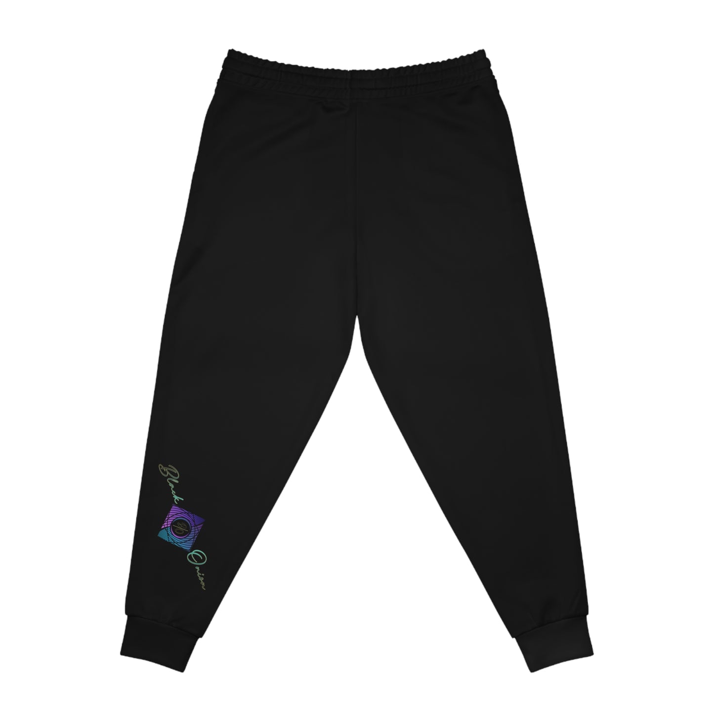 BlackOnion Trendy Athletic Joggers with Workout Motif 🔥💪🫵