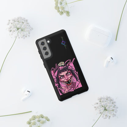 BlackOnion Brand New Phone Case - with Motivational Workout Motif’ Mad Girl💋🌸 ‘🔥🫵