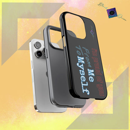 BlackOnion Brand New Phone Case - with Motivational Workout Motif’I’m proud of you ‘💪🔥🫵