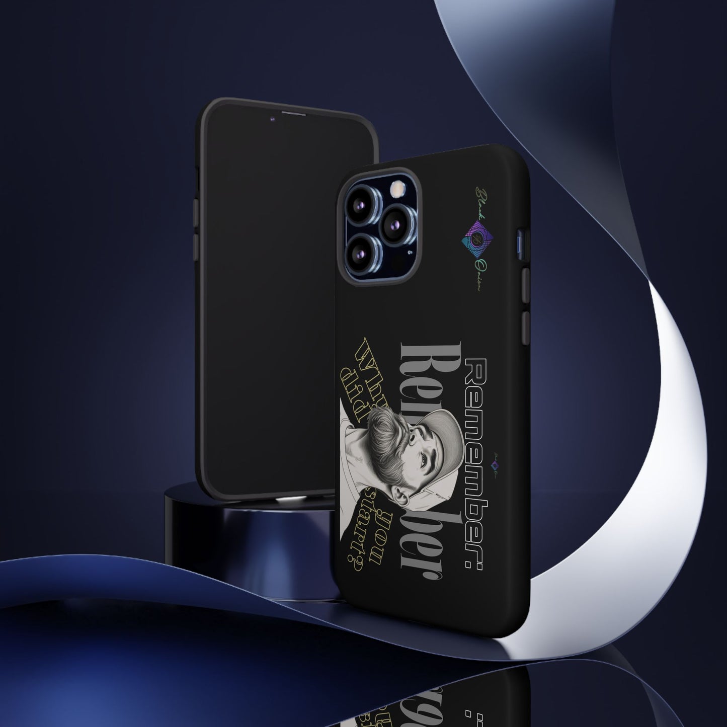 BlackOnion Brand New Phone Case - with Motivational Workout Motif’Remember ‘💪🔥🫵