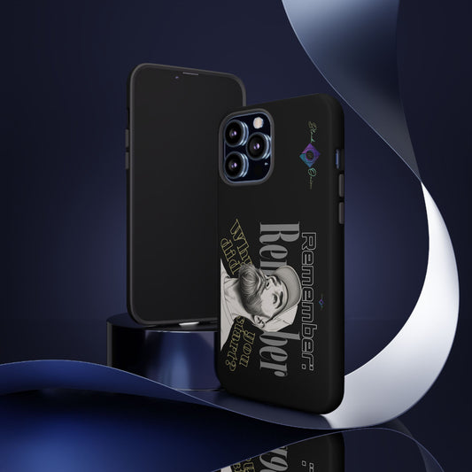 BlackOnion Brand New Phone Case - with Motivational Workout Motif’Remember ‘💪🔥🫵
