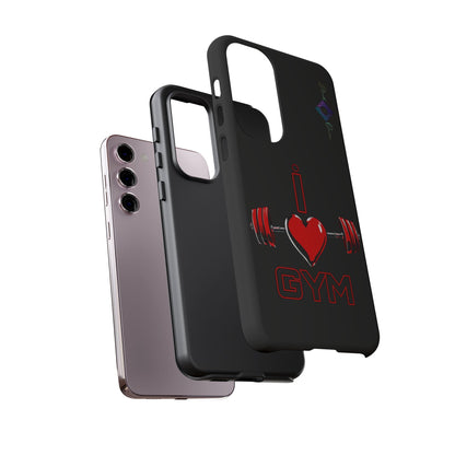 BlackOnion Brand New Phone Case - with Motivational Workout Motif’I Love Gym ‘💪🔥🫵