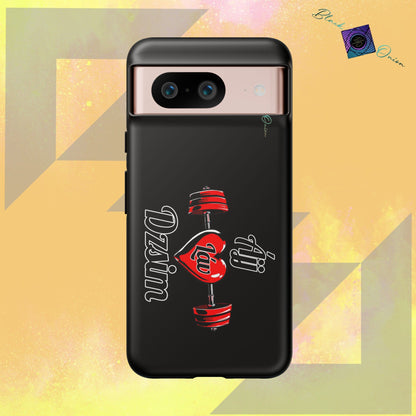 BlackOnion Brand New Phone Case - with Motivational Workout Motif’Ájj Láv Dzsim ‘💪🔥🫵