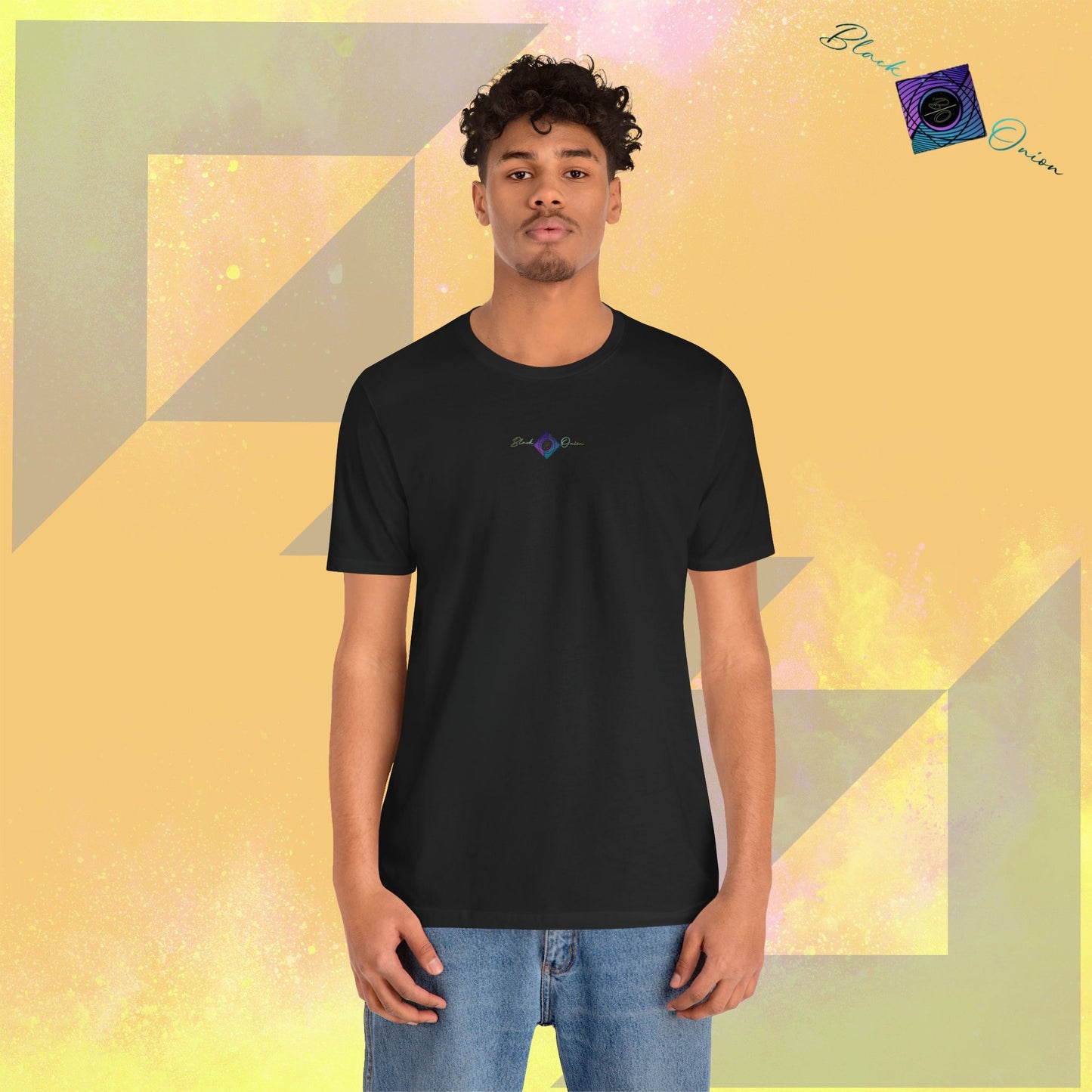 BlackOnion T-Shirt with Workout Motif “Don't Think About It, Go For It!” V3 💪🔥🫵