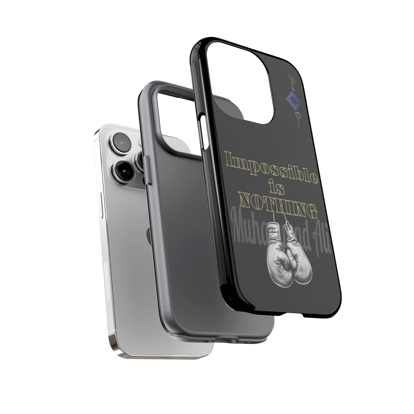 BlackOnion Brand New Phone Case - with Motivational Workout Motif ’Impossible ‘💪🔥🫵