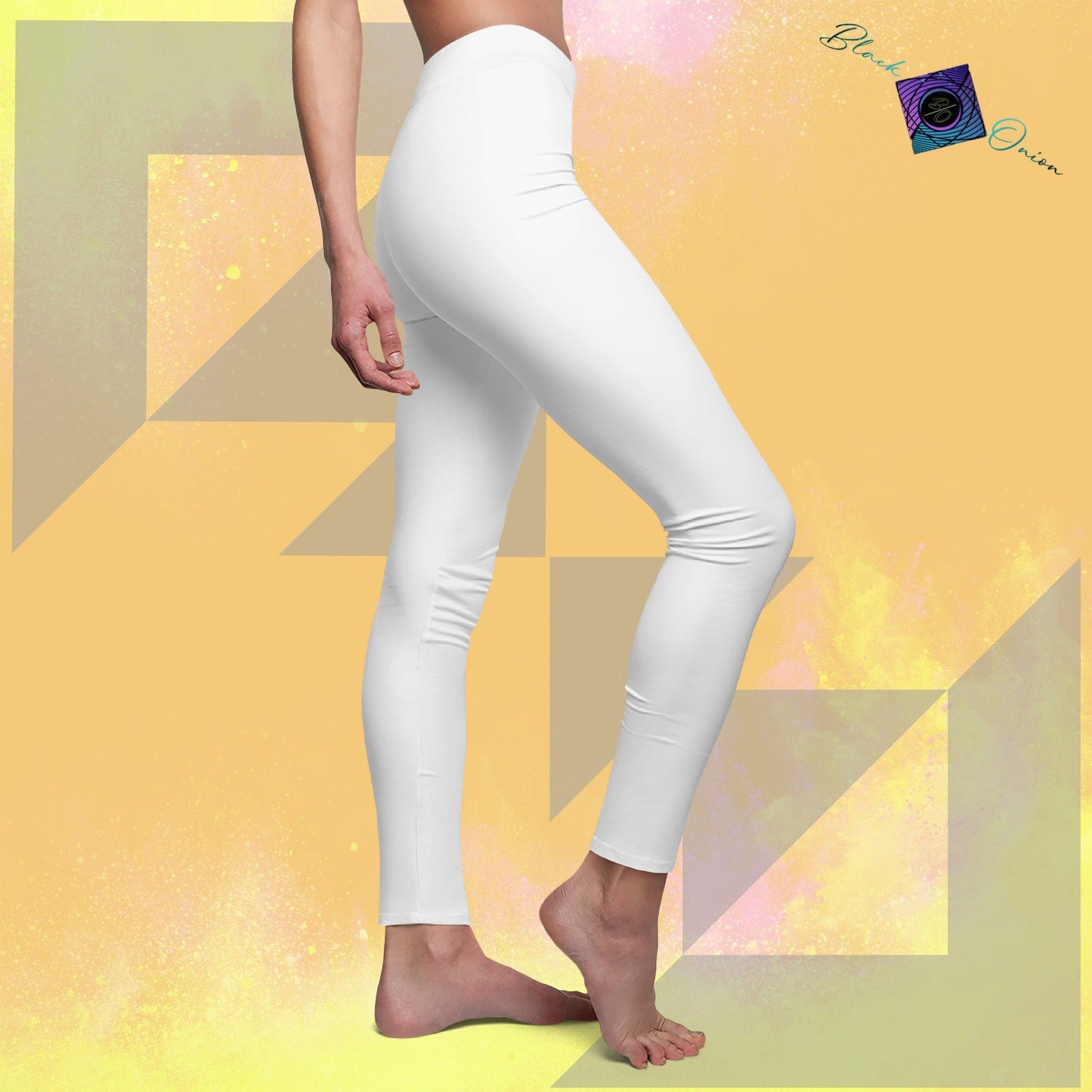BlackOnion Stylish Women's Mid-rise Casual Leggings 🌸💋❤️