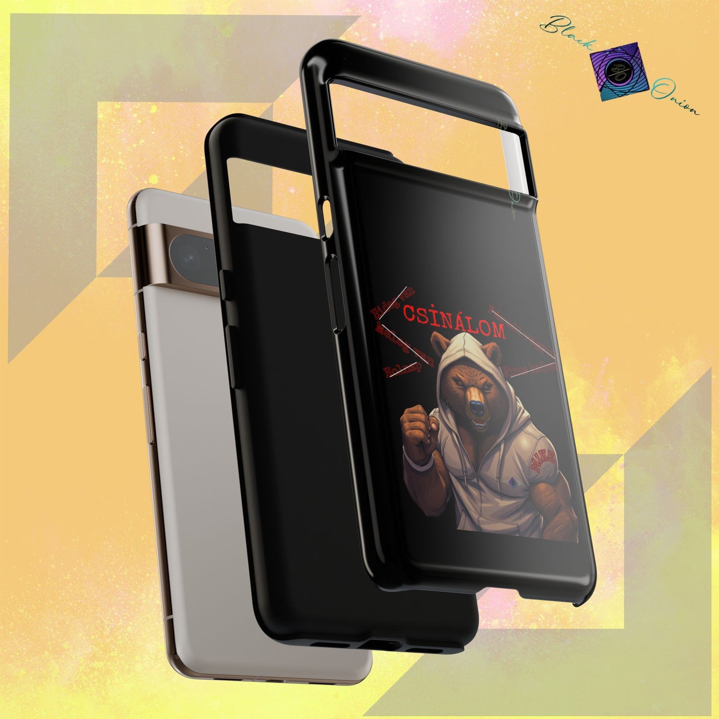 BlackOnion Brand New Phone Case - with Motivational Workout Motif ‘Csinálom ‘💪🔥🫵