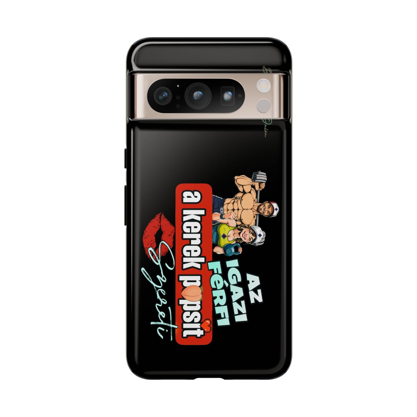 BlackOnion Brand New Phone Case - with Motivational Workout Motif ‘Az igazi férfi ‘💪🔥🫵