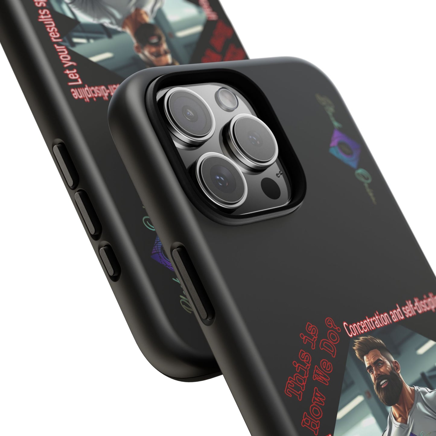 BlackOnion Brand New Phone Case - with Motivational Workout Motif’Unstoppable ‘💪🔥🫵