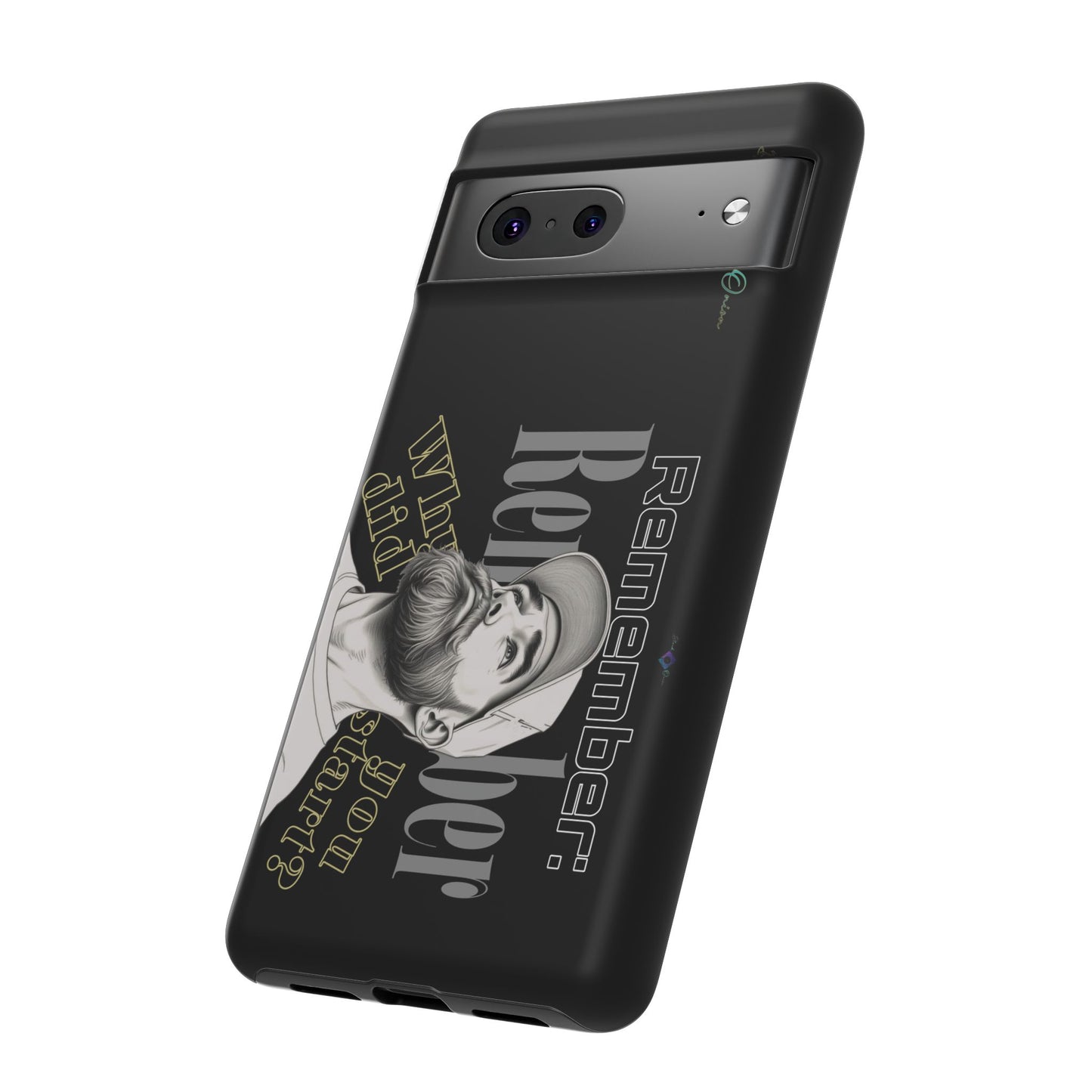 BlackOnion Brand New Phone Case - with Motivational Workout Motif’Remember ‘💪🔥🫵
